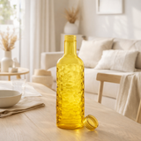 Bouteille J-line Hammered In Giftbox - plastique - jaune en situation