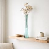 Tube de vase J -line - Verre - Aqua - 51 cm de haut en situation