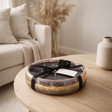 Bougie parfumée J-Line M-Chic - Oud & Amber - verre - or/noir - L - 40U en situation