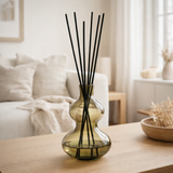 Encens huile parfumée J-Line olive & franc - verre - vert - grand en situation