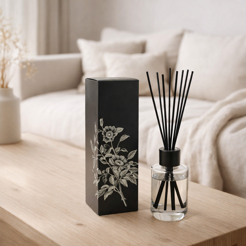 J -Liline Fragrance Oil Walk in the Woods - Cardemom Lime - Black - 180 ml en situation