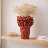 J -line Vase Ambrosia - Céramique - Red - Large - Ø 35 cm en situation