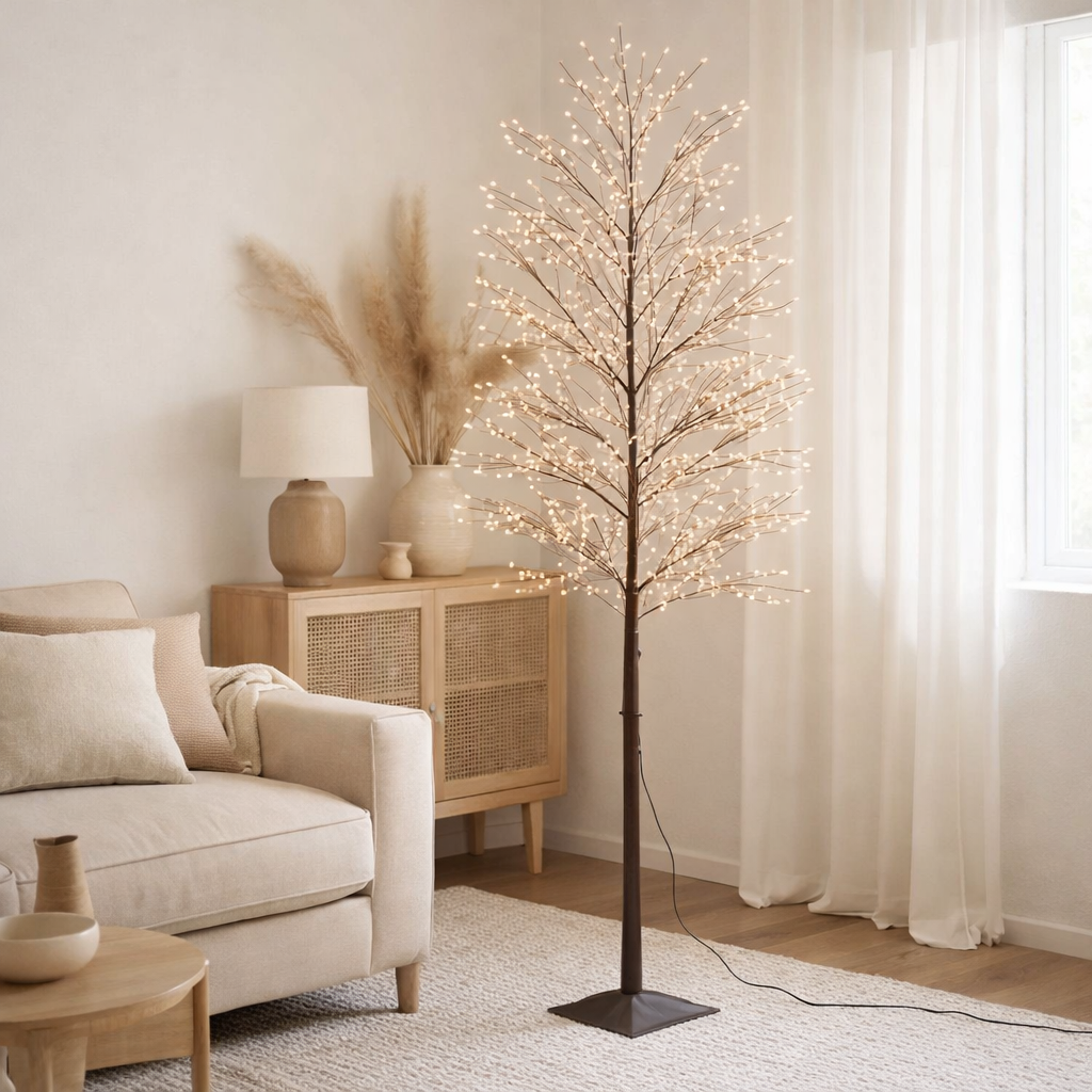 J-Line décoration Boom 2000 Led - métal - marron - M en situation