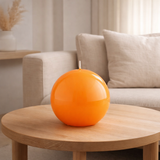 J-Line Bougie Boule Cire Fluo Orange - 30 Heures en situation