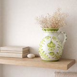 J-Line Jug Grenade - Céramique - Blanc / Green - Large en situation
