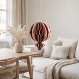 Suspension J-Line Air Balloon Pliable - papier - blanc/rouge - grand en situation