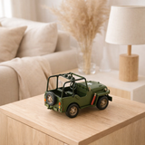 J-Line décoration 4x4 Antique - métal - vert kaki en situation