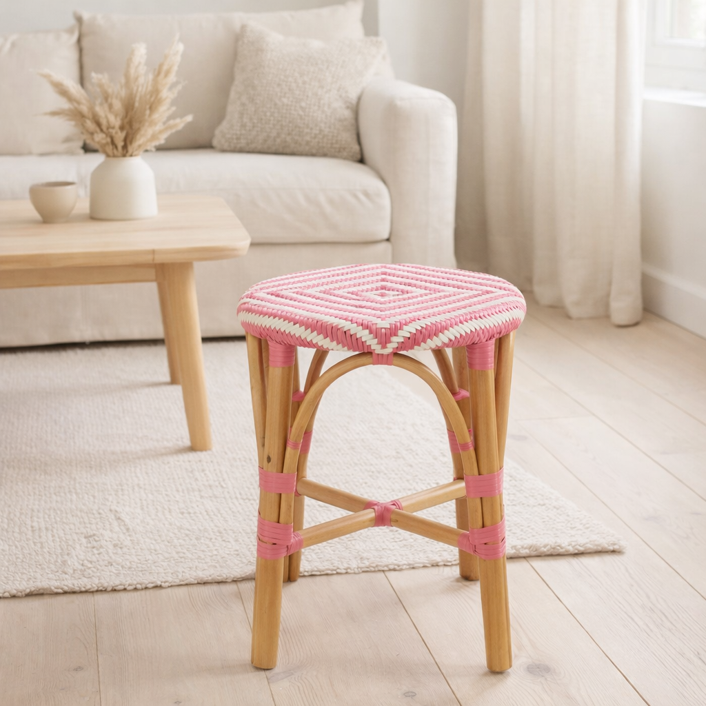 J -line Tabouret en direct - Roard / Plastic - Natural / Pink en situation