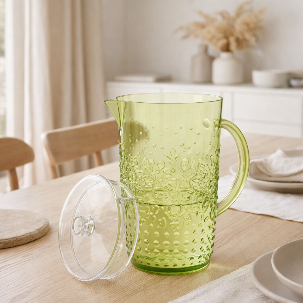 Carafe J-Line - plastique - vert en situation