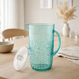 Carafe J-Line - plastique - bleu aqua en situation