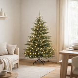 Sapin de Noël J-Line 600 LED - plastique - vert - S en situation