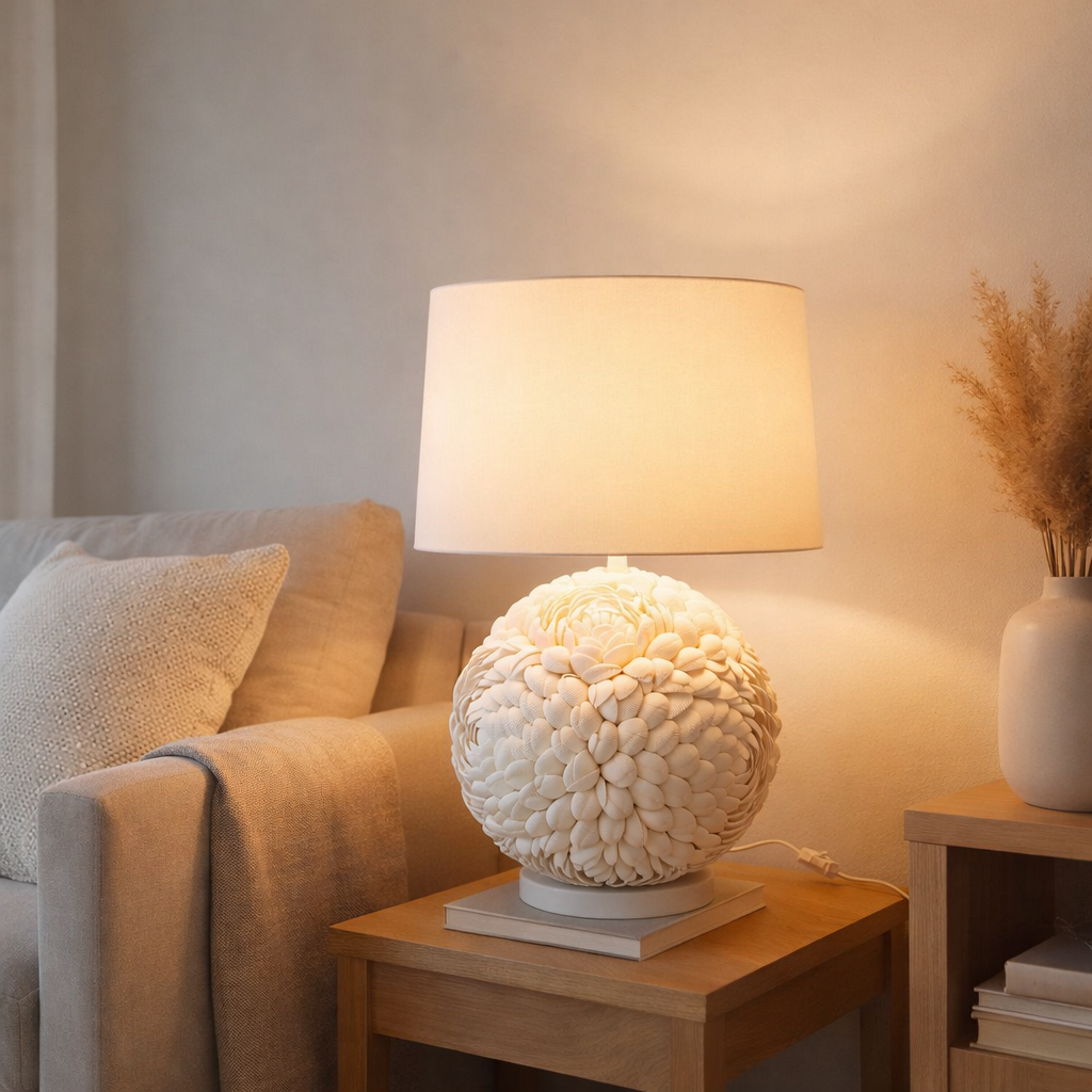 Lampe J -line - Shell - Blanc - Grand en situation