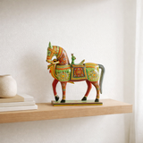 J-Line Decoration Horse sur étaller Mumbai - Wood - Mélange en situation
