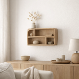 J-Line Fort Flint Paper Mache blanc naturel en situation
