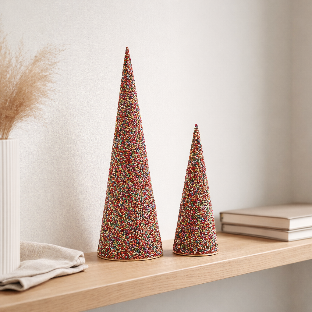 J-Line decoration Cone Beads - fer - mélange - lot de 2 en situation