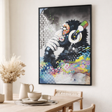 Tableau J-Line Singe - toile - mix en situation