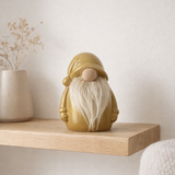 Figurine J-Line Gnome - porcelaine - ocre - L en situation