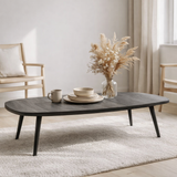 Table d'appoint J-Line Rectangulaire - bois - noir en situation