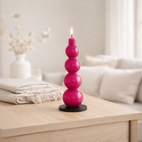 Bougie J-Line Gourde Fuchsia-25H en situation