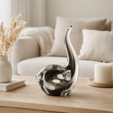 J-Line Elephant Verre Transparent/Noir Grand en situation