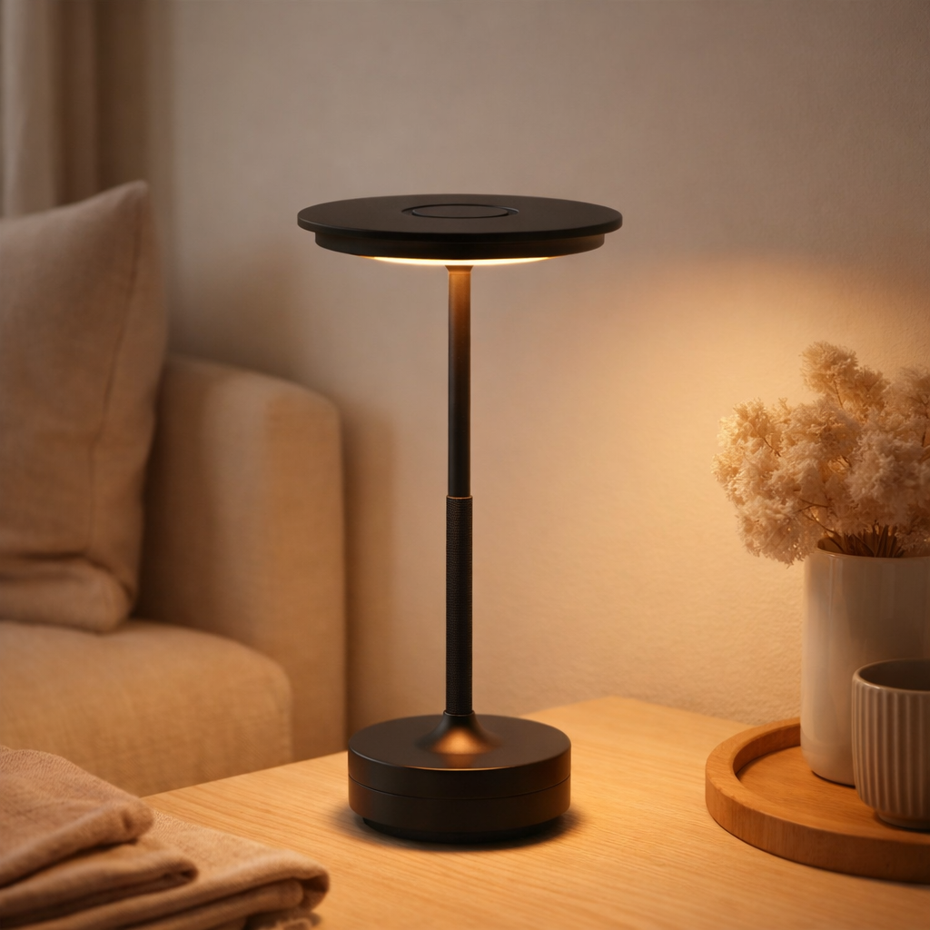 J -Liline Lamp Touch - Plastic - Black - LED en situation