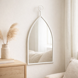 J-Line Spiegel Drop - Glas - Wit - Small - 30,5 x 53,5 cm en situation