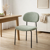 Chaise J-Line Textile/Métal Vert Menthe en situation