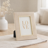J-Line Fotokader Dita Velours Beige Small en situation