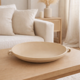 J-Line Plateau Agra Aluminium Beige en situation