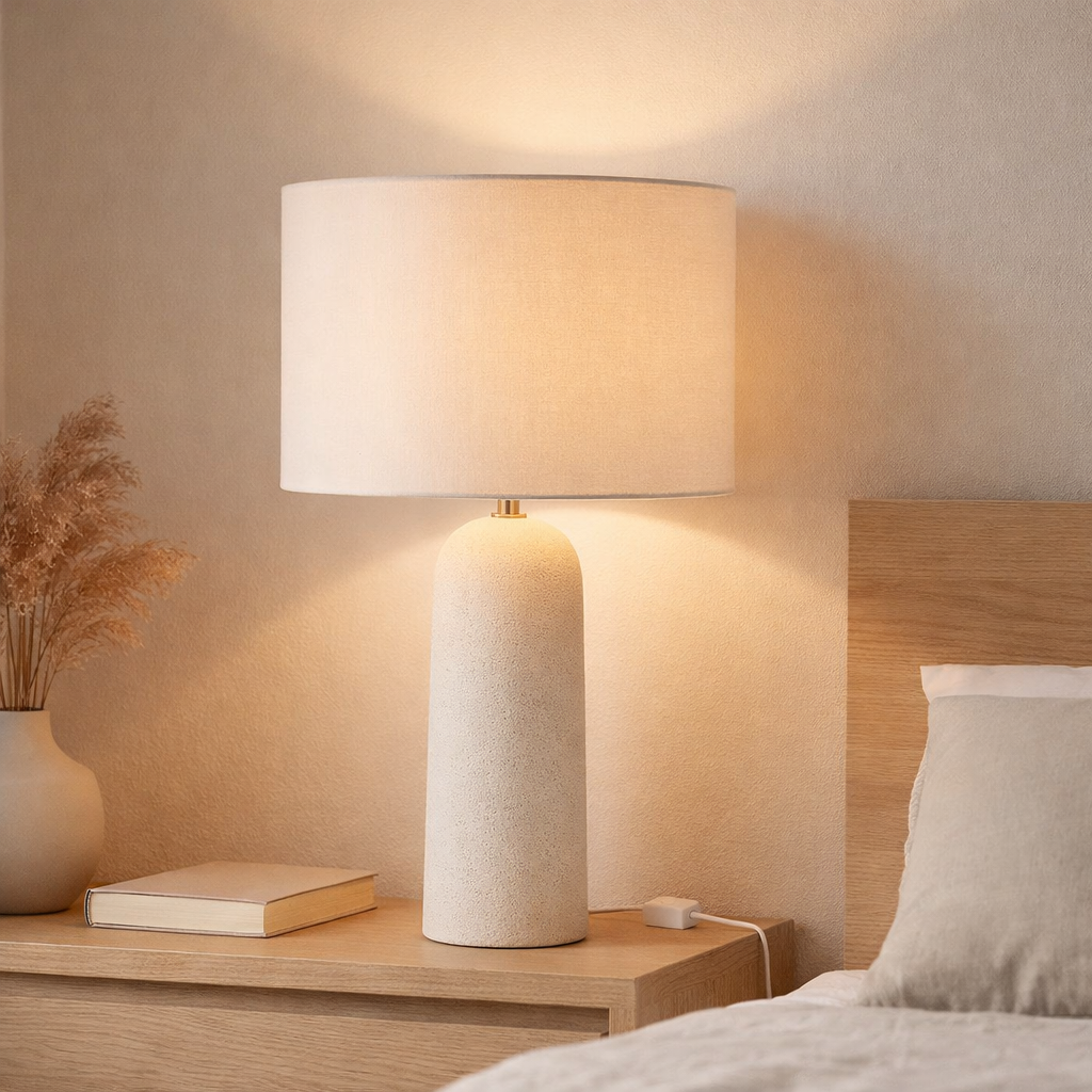 Lampe de table J-Line Isla Terracotta White en situation