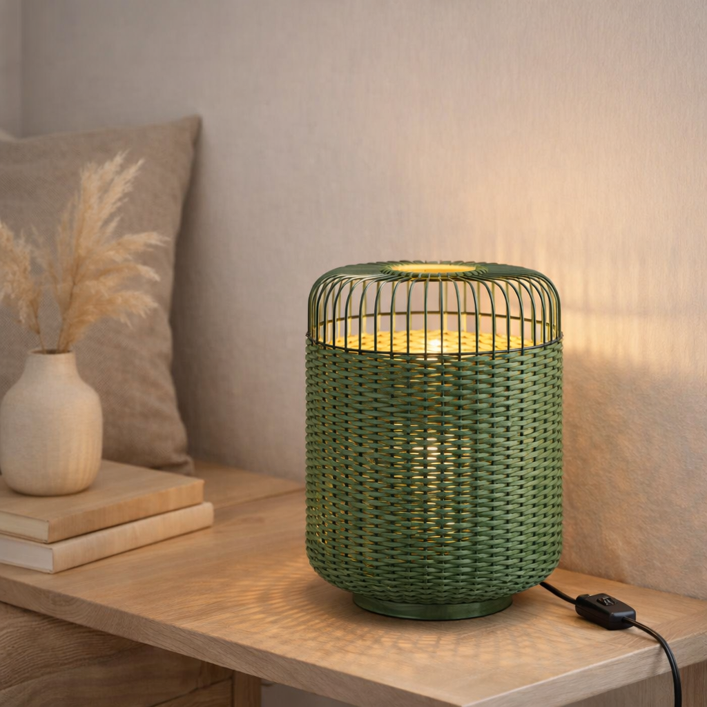 Lampe J-Line - métal - vert en situation
