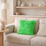 J-line coussin mignonne polyester fluo vert en situation