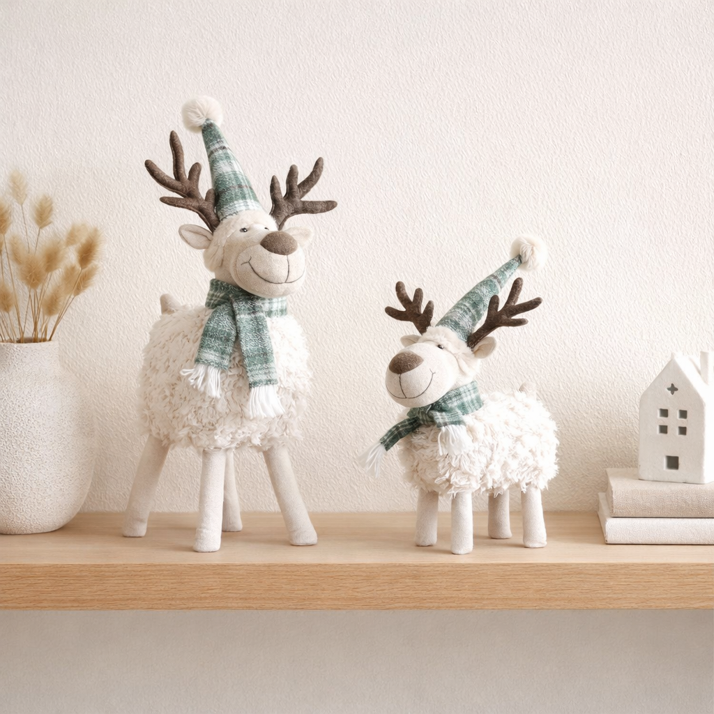 Figurine J-Line Eland School - polysine - blanc/groupe - S en situation