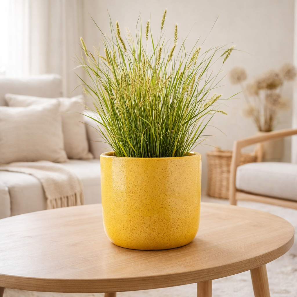 J -line Flowerpot Miltos - Céramique - Mélange - Moyen - Ø 20 cm en situation