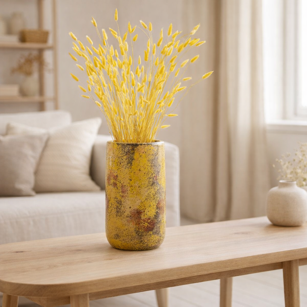 J -line Flowerpot Miltos - Céramique - Mélange - Small - Ø 15 cm en situation