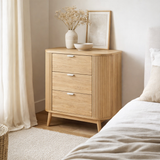 J-line armoire ronde - Pinehout - naturel - grand en situation