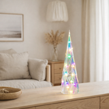 Arbre de décoration J-Line - plastique - mix - S - lumières LED en situation