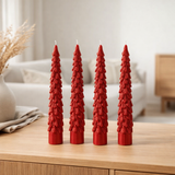 Arbre à bougies J-Line - rouge - 3U - lot de 4 en situation
