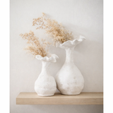Vase J-Line Helix - céramique - blanc - petit en situation