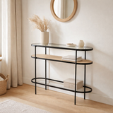 Console J-Line - fer - naturel/noir en situation