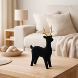 J-line Rendier Velvet Polyresin Black Small en situation