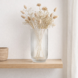 Vase J-Line Rayé - verre - transparent - L en situation