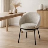 Chaise J-Line - fer - gris/noir en situation