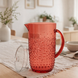 Carafe J-Line - plastique - rouge en situation