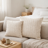 Taie d'oreiller 40x40 cm ou 50x50 cm Tissé à la main | Coussin décoratif | Coussin de canapé RAHAYU en coton en situation