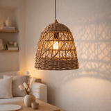 Lampe en jonc de mer | Abat-jour PADANG en situation