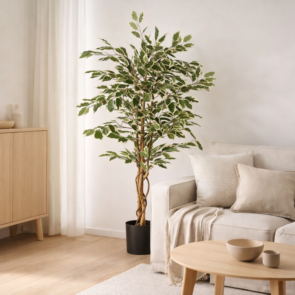 Plante artificielle Ficus Vert en situation
