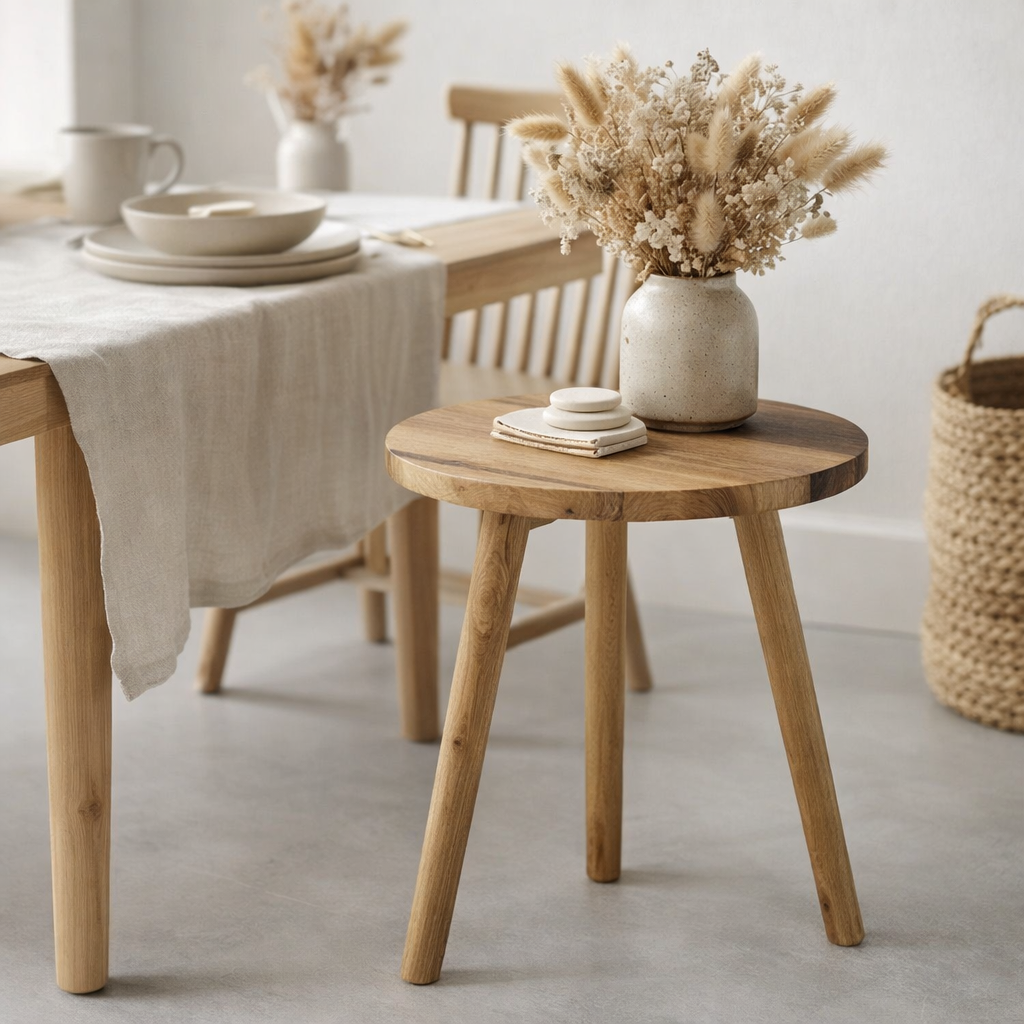 Table d'appoint Bold Marron en situation