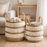 Ensemble de paniers de rangement Marron en situation