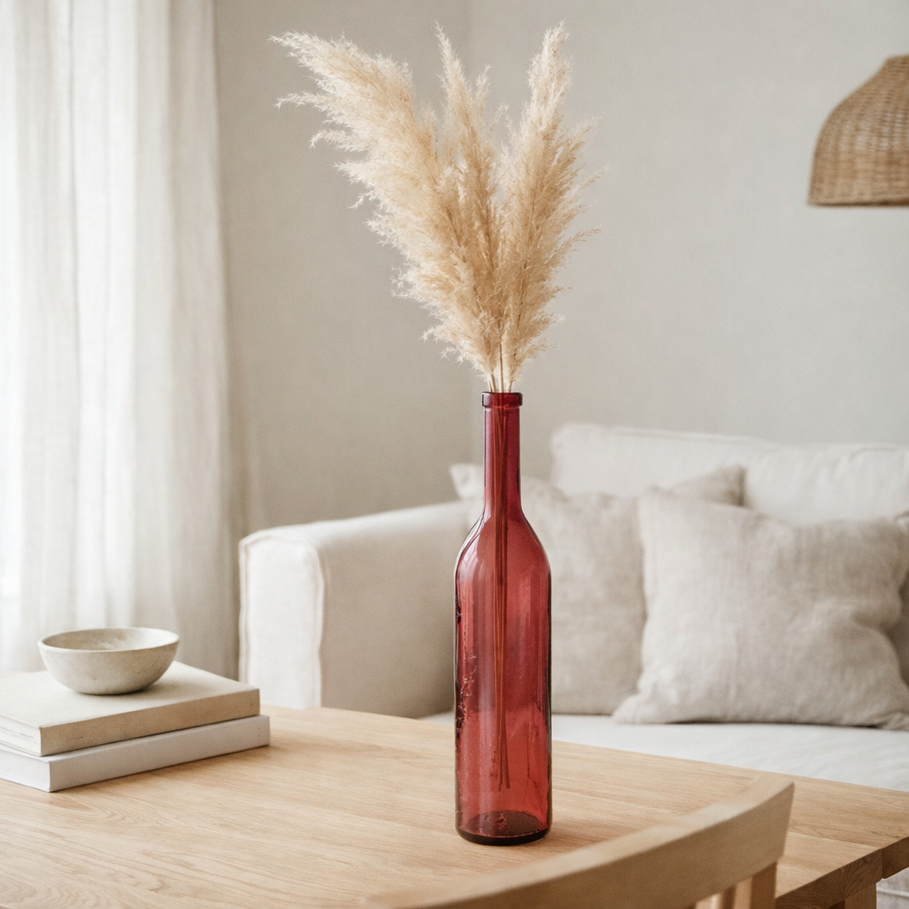 Bouteille décorative de Rioja Rouge Foncé en situation